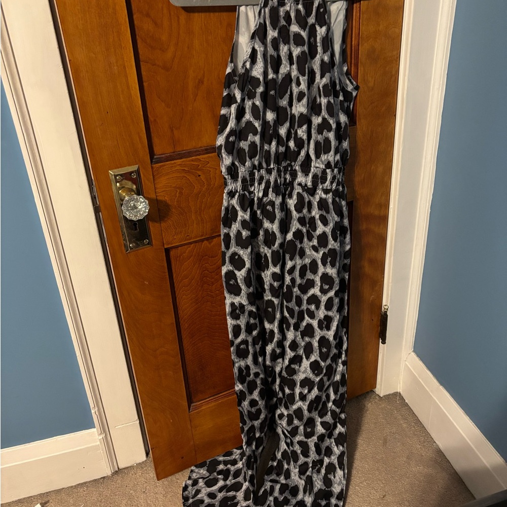 Leopard Print Jumpsuit